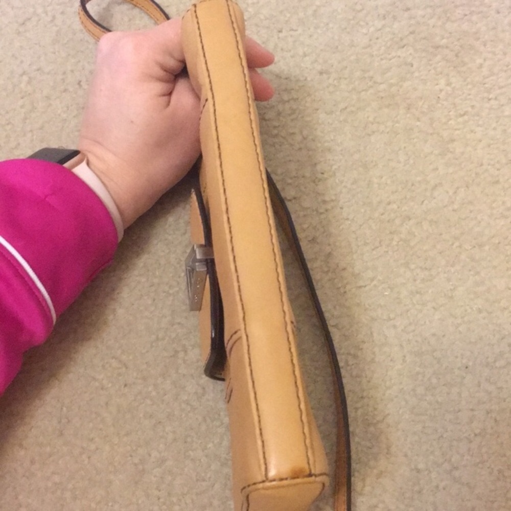 Calvin Klein Tan Rectangular Handbag - image 8